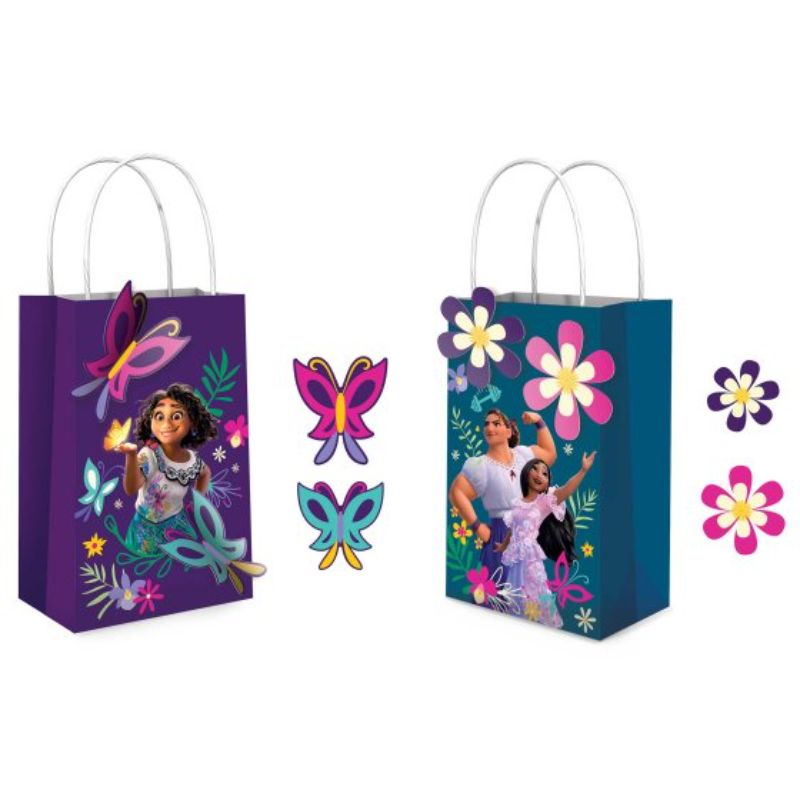 Set of 8 customizable eco-friendly paper kraft bags, perfect for creative gifting and branding.