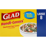 Glad Handi Covers Elastic Food Cover Large - 8pack