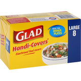 Glad Handi Covers Elastic Food Cover Large - 8pack