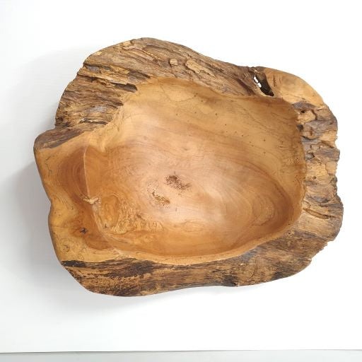 Arosi Teak Rustic Bowl 40cm