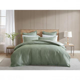 Private Collection Monty Quilt / Duvet Set | Super King Bed | Eucalyptus