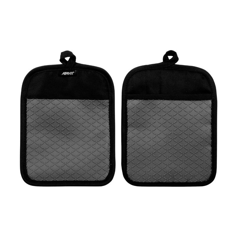 Avanti - Silicone Pot Holder, Set of 2 - Charcoal