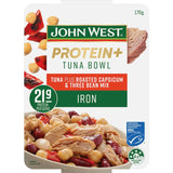 John West Protein+ Tuna Bowl Capsicum & Bean Mix Single serve 170g