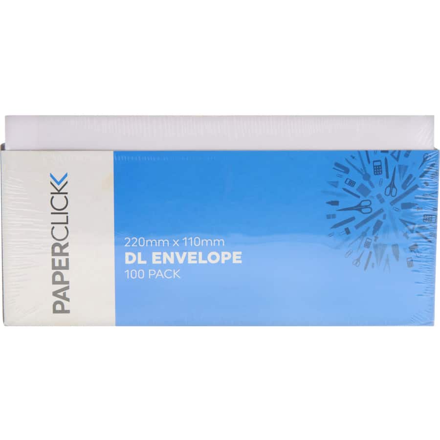 Essentials Envelopes Dl 100pack