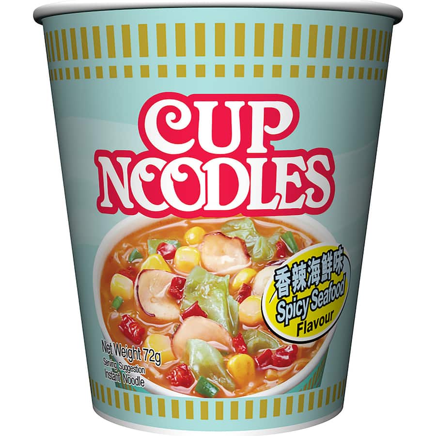 Nissin Instant Noodles Cup Seafood 72g