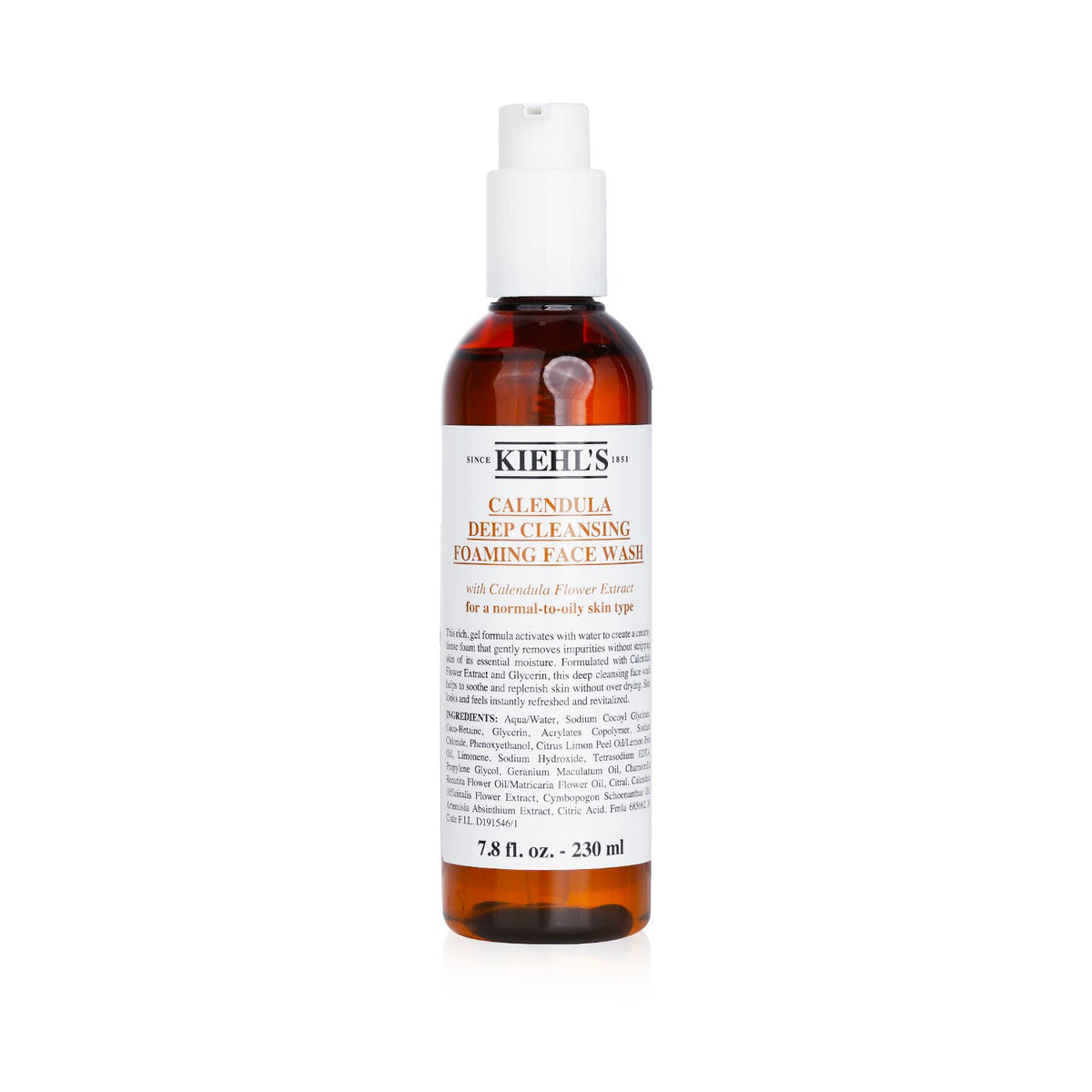 Kiehl's - Calendula Deep Cleansing Foaming Face Wash  - 230ml/7.8oz