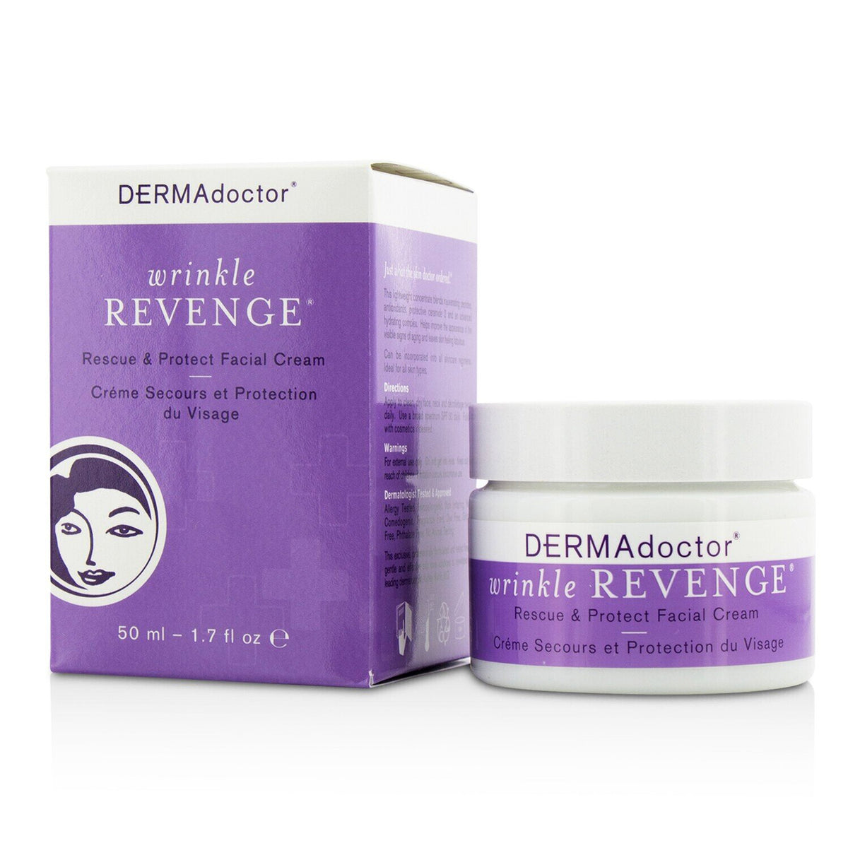 DERMAdoctor - Wrinkle Revenge Rescue & Protect Facial Cream  - 50ml/1.7oz