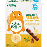 Little Bellies Organic Snack Bars Banana Date & Oat 85g