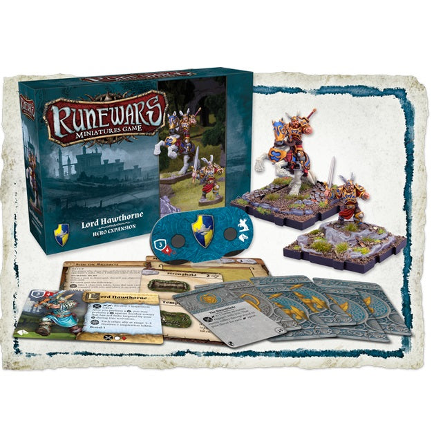 Runewars Miniatures Game: Lord Hawthorne  - Hero Expansion