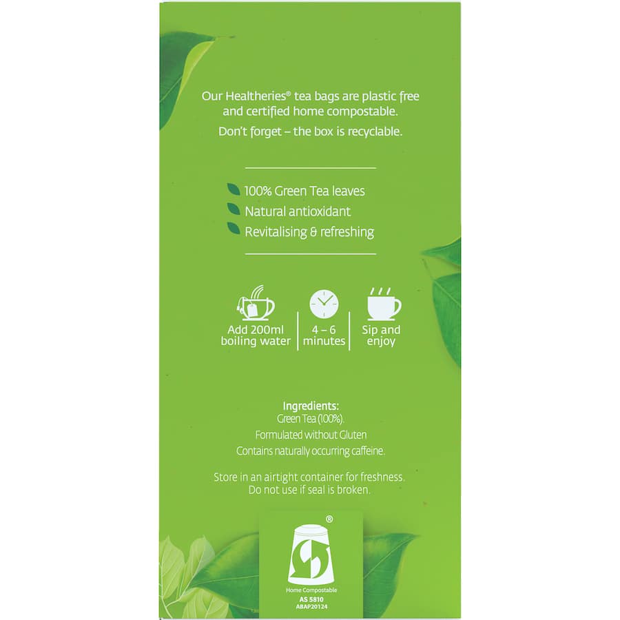 Healtheries Green Tea Pure - Bags 40pack