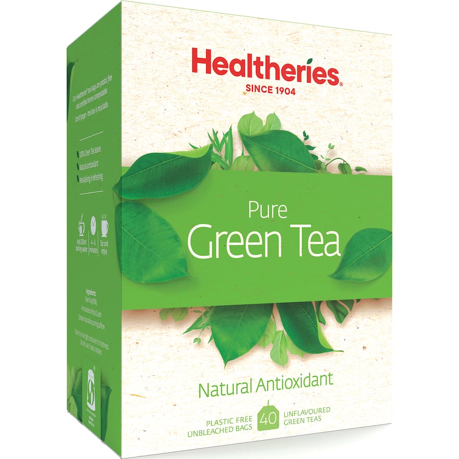Healtheries Green Tea Pure - Bags 40pack