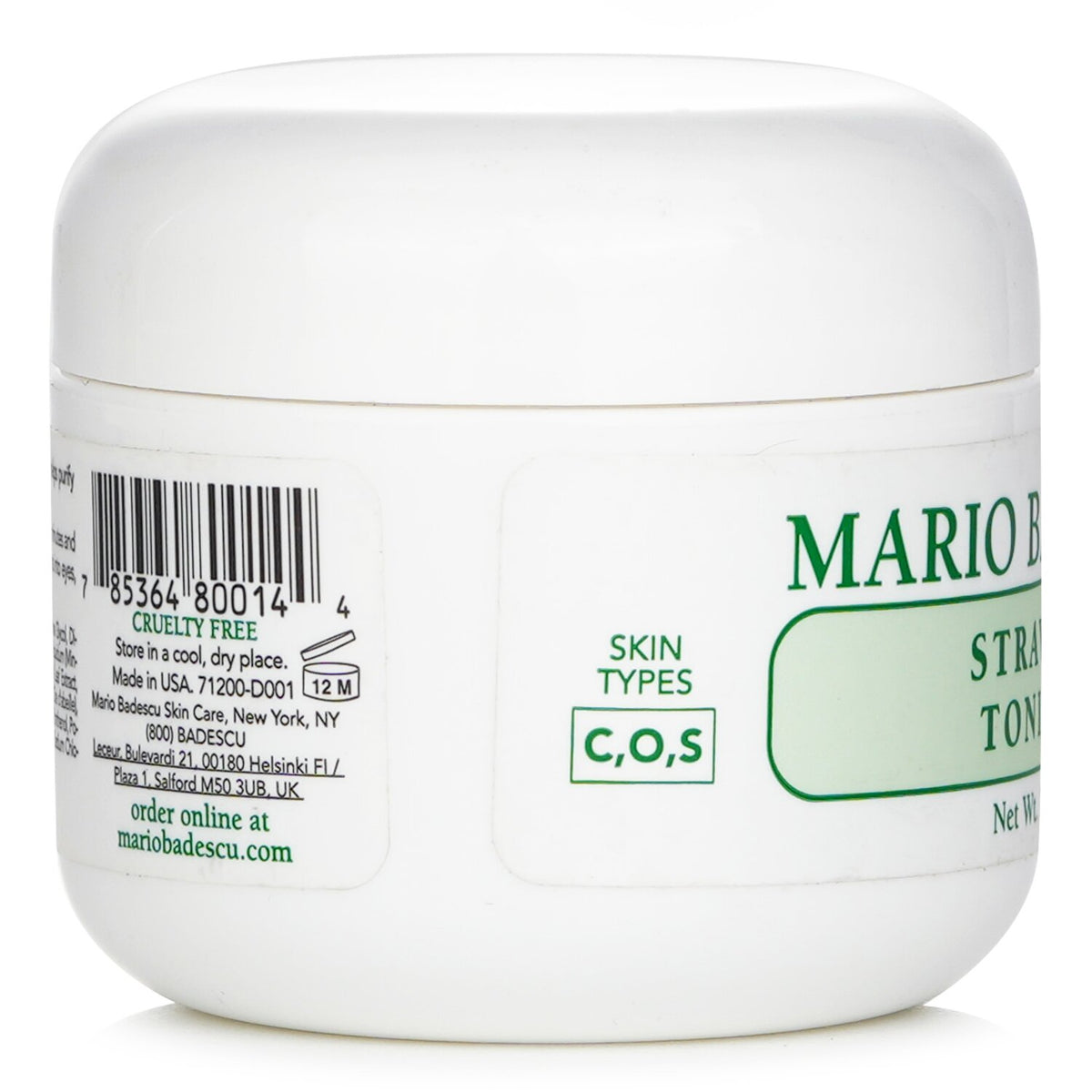 Mario Badescu - Strawberry Tonic Mask - For Combination/ Oily/ Sensitive Skin Ty