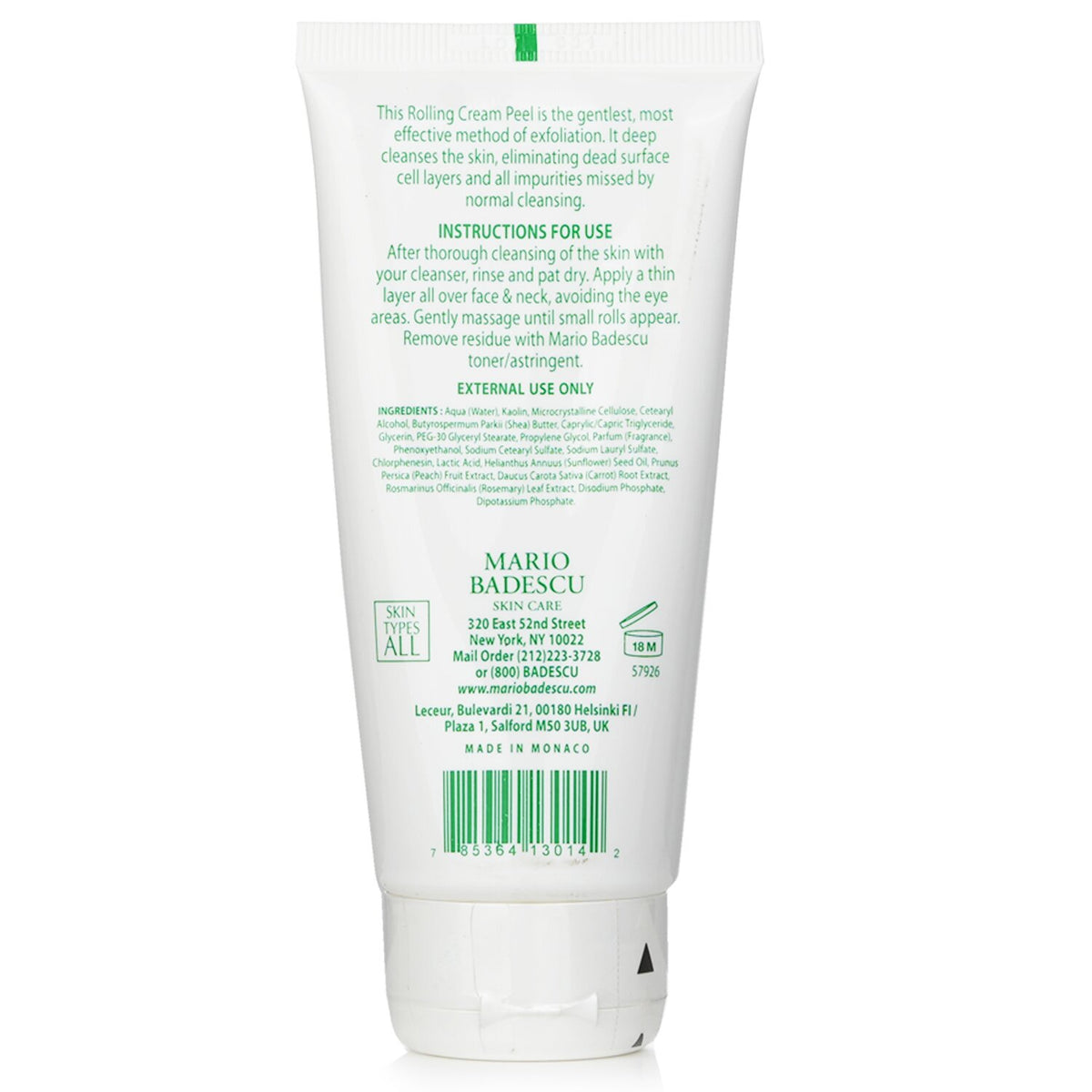 Mario Badescu - Rolling Cream Peel With AHA - For All Skin Types  - 73ml/2.5oz