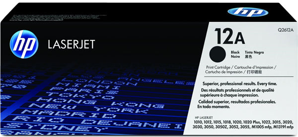 HP 12A Black Toner (Dual Pack)
