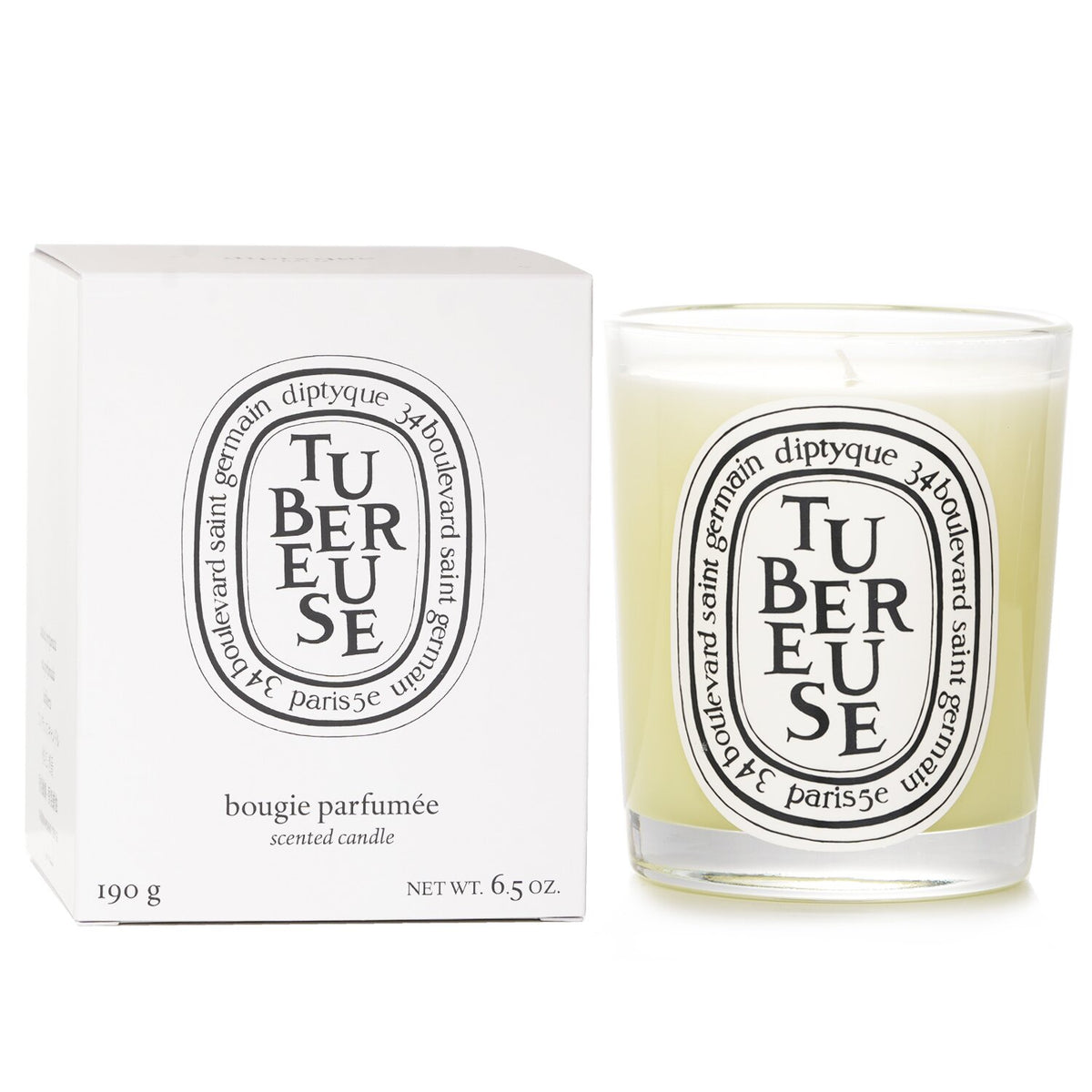 Diptyque - Scented Candle - Tubereuse (Tuberose)  - 190g/6.5oz