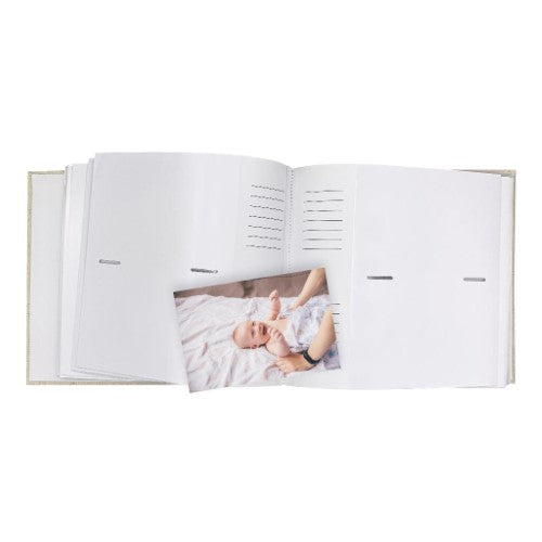 Profile - Moda White "Photos" Slip-In Photo Album 200 Photos