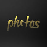Profile - Moda Black "Photos" Slip-In Photo Album 300 Photos