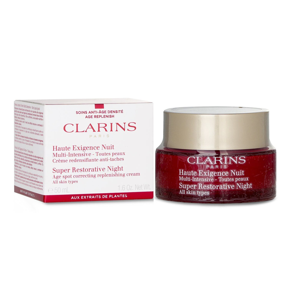Clarins - Super Restorative Night Age Spot Correcting Replenishing Cream  - 50ml
