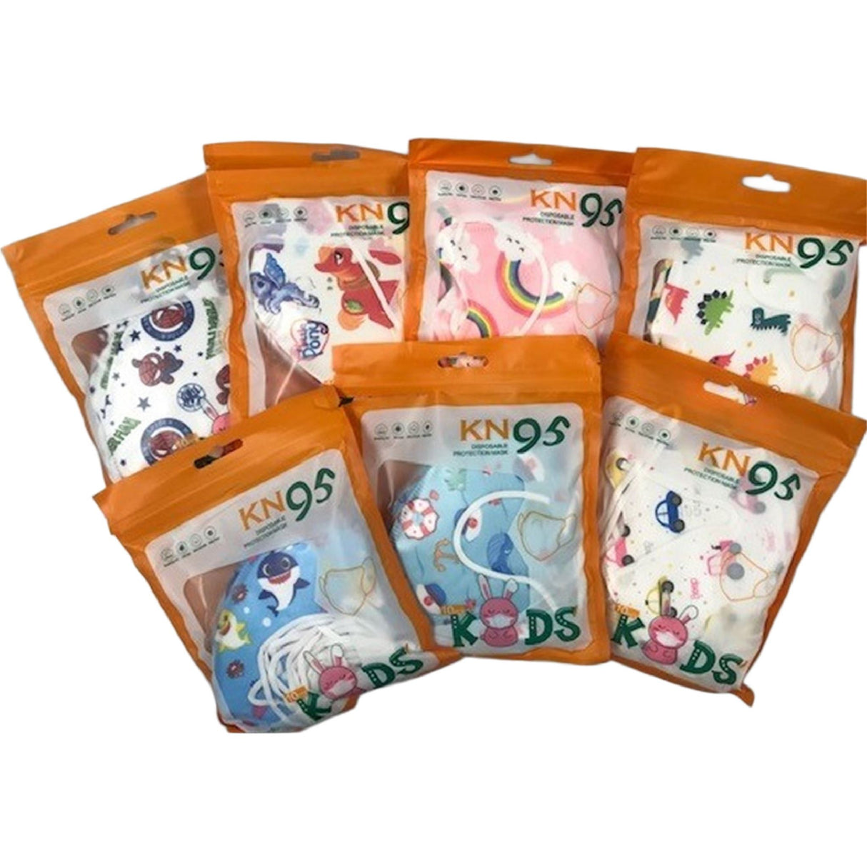 KN95 Kids Face Mask Pack - 10pcs