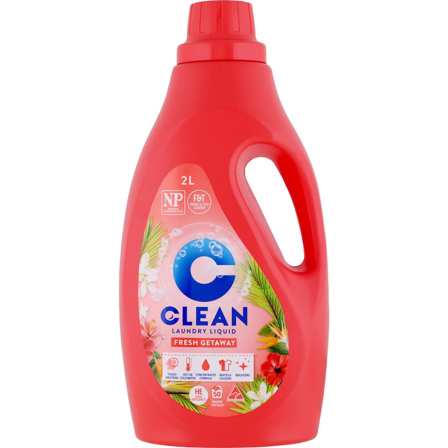 Clean Laundry Liquid Fresh Getaway - 2L