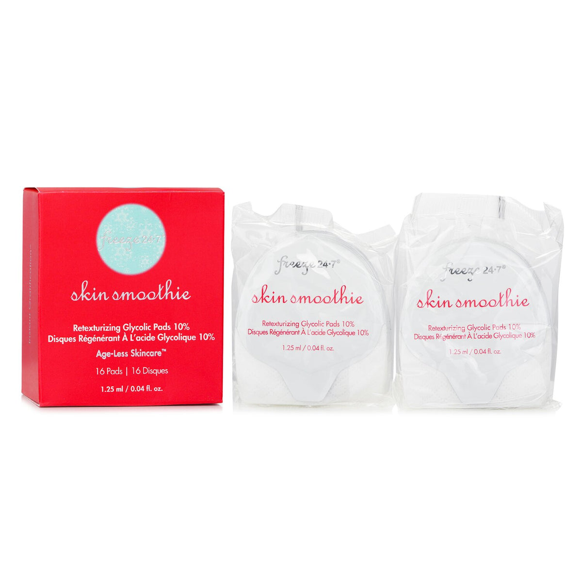 Freeze 24/7 - Skin Smoothie Retexturizing Glycolic Pads 10%  - 16 Pads