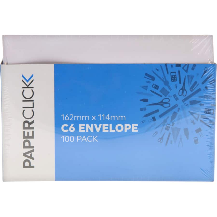 Essentials Envelopes Peel & Seal C6 100pack