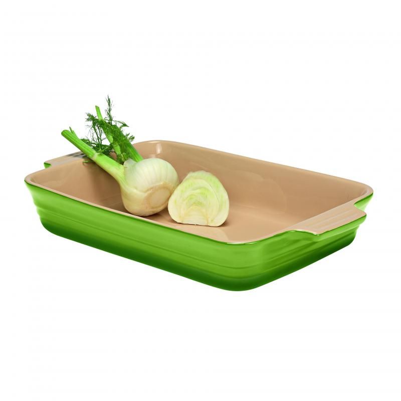 Chasseur La Cuisson Rectangular Baker Large | Apple
