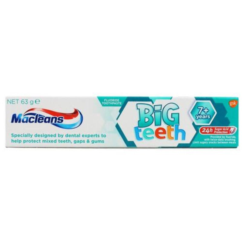 Macleans Big Teeth Toothpaste 63g 7+ years - Pack of 12