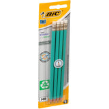 Bic Evolution Pencils With Eraser Hb 4pack
