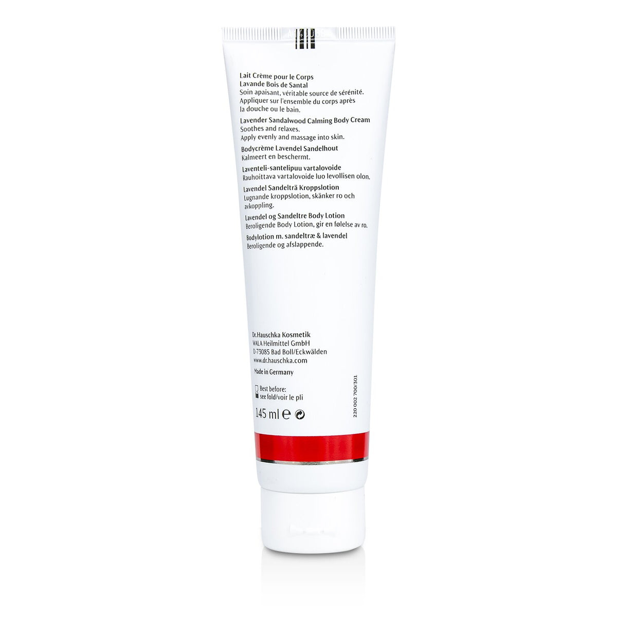 Dr. Hauschka - Lavender Sandalwood Calming Body Cream - Soothes & Relaxes  - 145