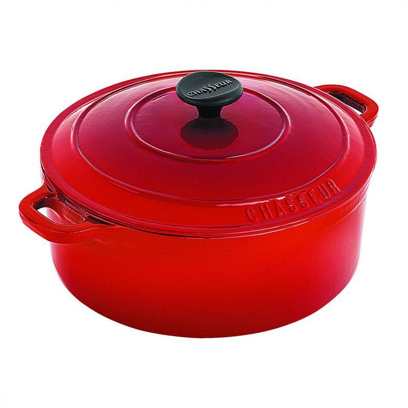 CHASSEUR Round French Oven 22cm Inferno Red|3.2L
