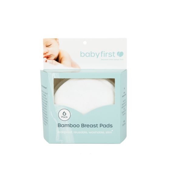 Bamboo 6pk Breast Pads - Baby First
