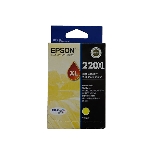 Epson 220XL Yellow High Yield Ink Cartridge