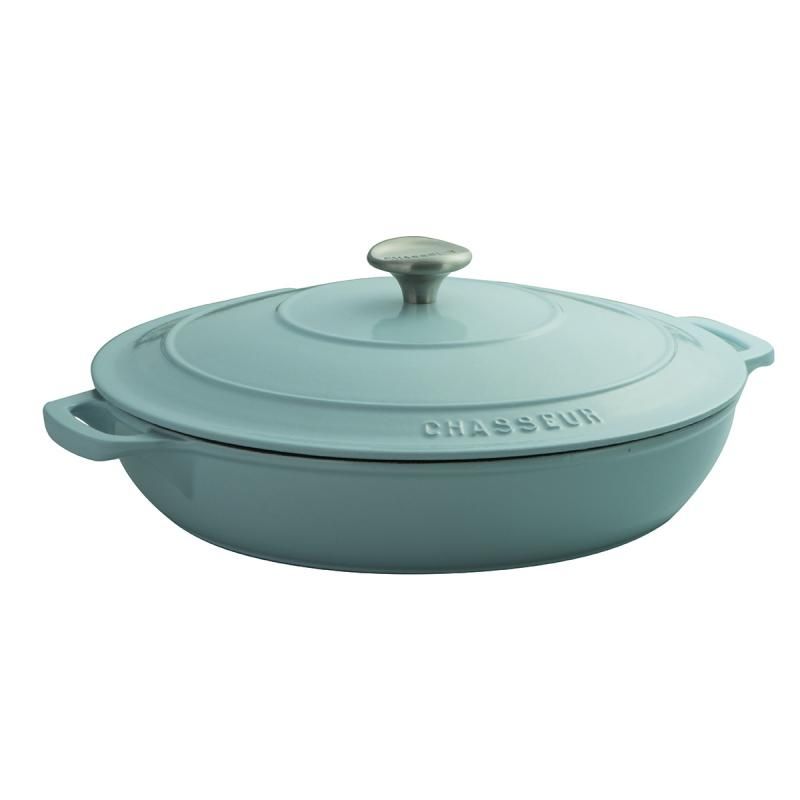 Chasseur Round Casserole 30cm/2.5L Duck Egg Blue