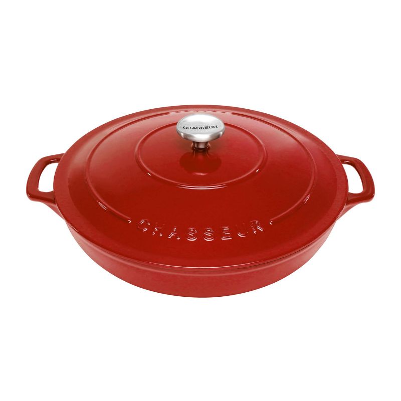 CHASSEUR - Low Round Casserole 30cm/2.5L Federation Red