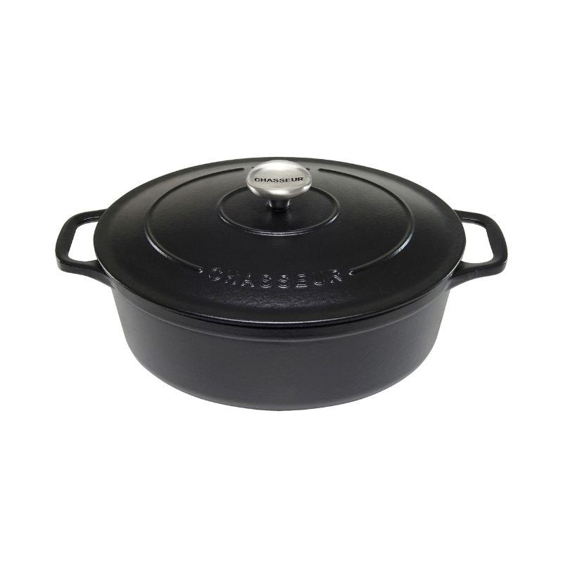 CHASSEUR - Oval French Oven 27cm/4l Matte Black