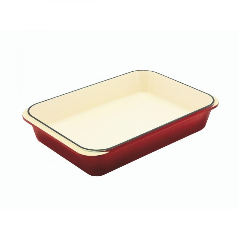 Chasseur La Cuisson Rectangular Roasting Pan | Federation Red