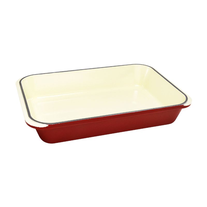 CHASSEUR - Rectangular Roasting Pan 40 X 26cm Federation Red