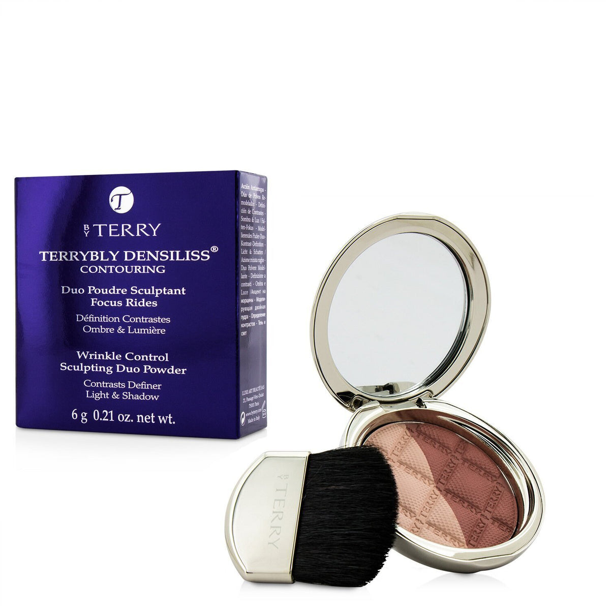 By Terry - Terrybly Densiliss Blush Contouring Duo Powder - # 400 Rosy Shape  -