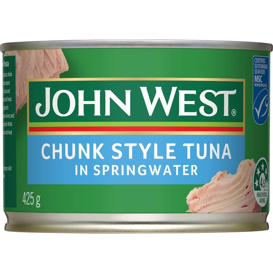 John West Tuna Light In Spring Water Can 425g