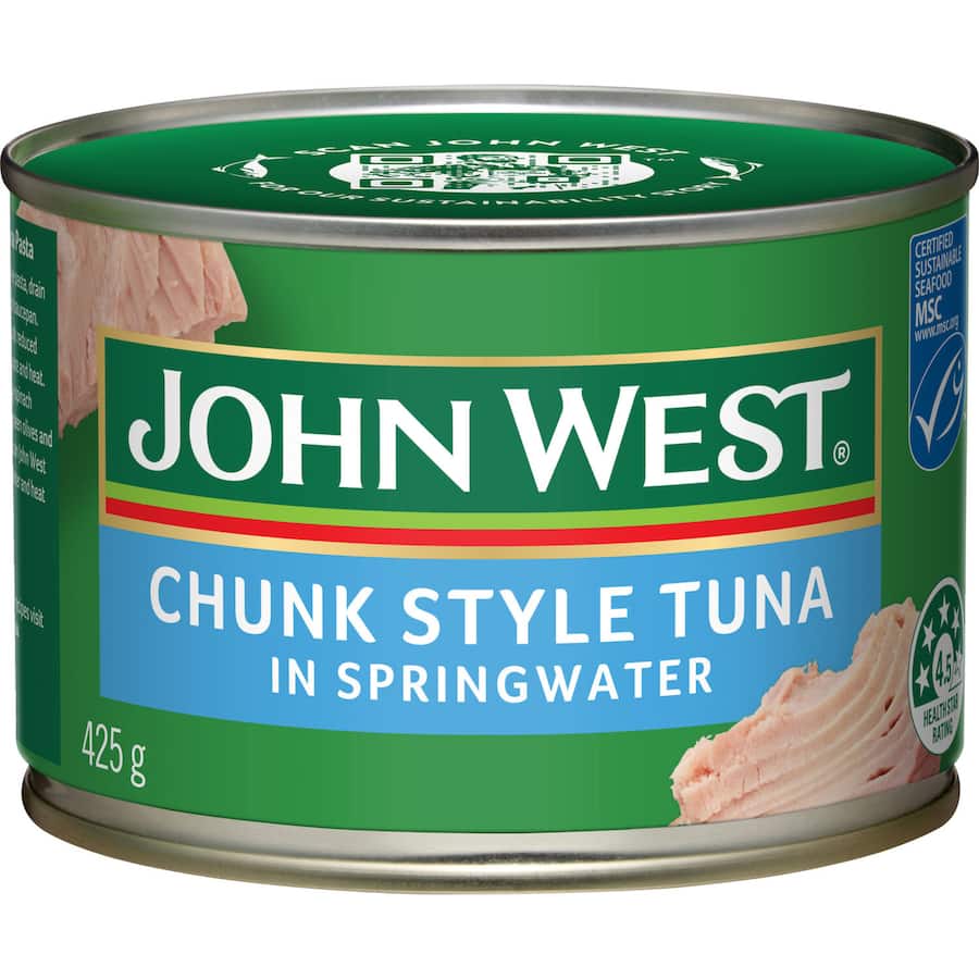 John West Tuna Light In Spring Water Can 425g