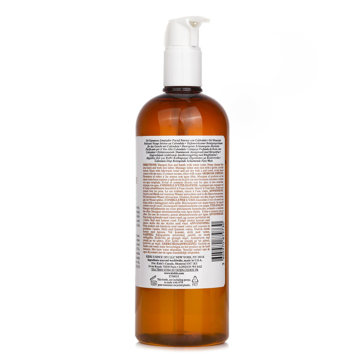 Kiehl's - Calendula Deep Cleansing Foaming Face Wash  - 500ml/16.9oz
