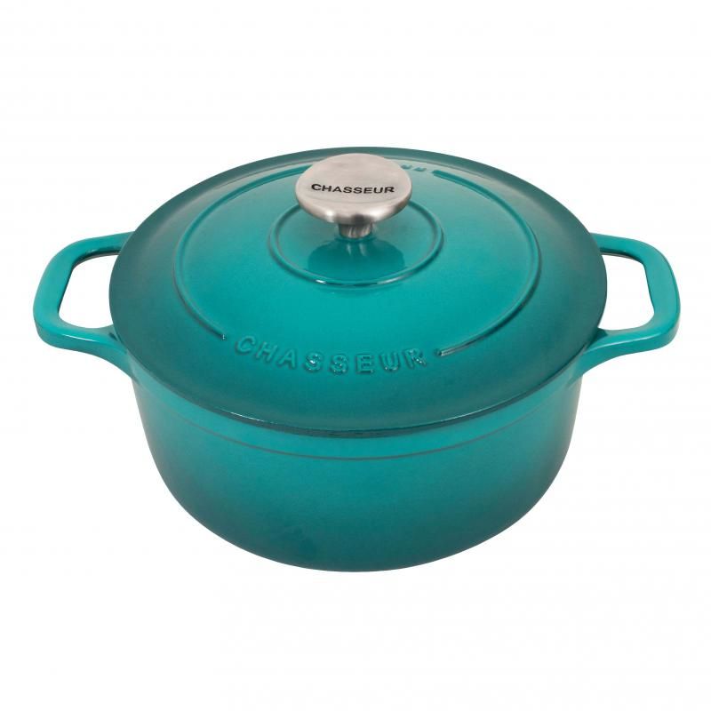 Chasseur Round French Oven 26cm | Mediterranean Blue
