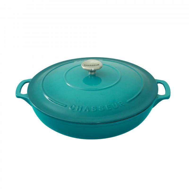 Chasseur Round Casserole 30cm/2.5L | Mediterranean Blue