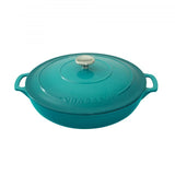 Chasseur Round Casserole 30cm/2.5L | Mediterranean Blue