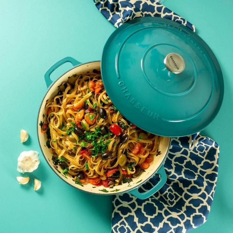 Chasseur Round Casserole 30cm/2.5L | Mediterranean Blue