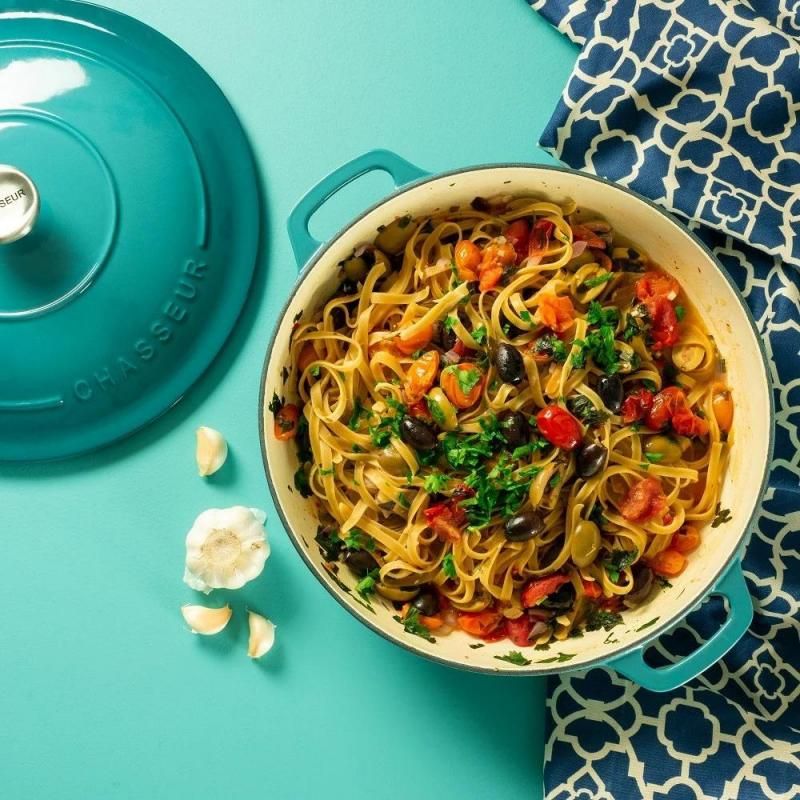 Chasseur Round Casserole 30cm/2.5L | Mediterranean Blue