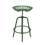 Tractor Bar Stool - Green 50x48x70cm