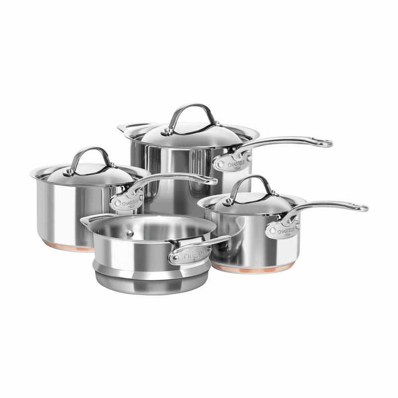 Chasseur Le Cuivre Saucepans 4 Pieces Set