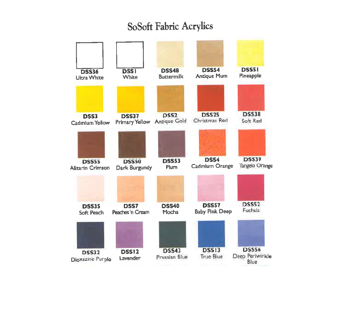 So Soft Fabric Acrylic 1oz Wine